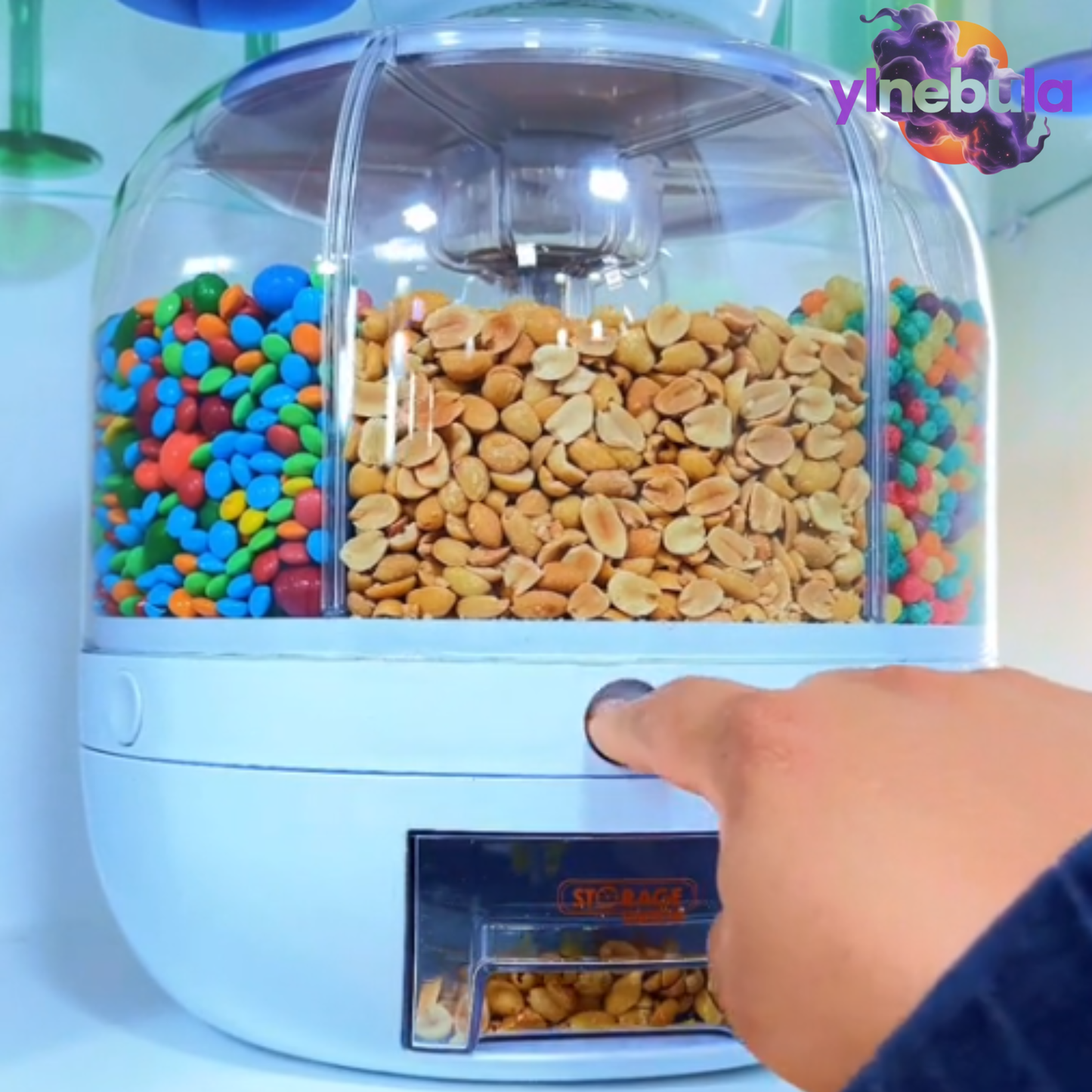 Dispensador De Alimentos - Frutos Secos de 6 Divisiones
