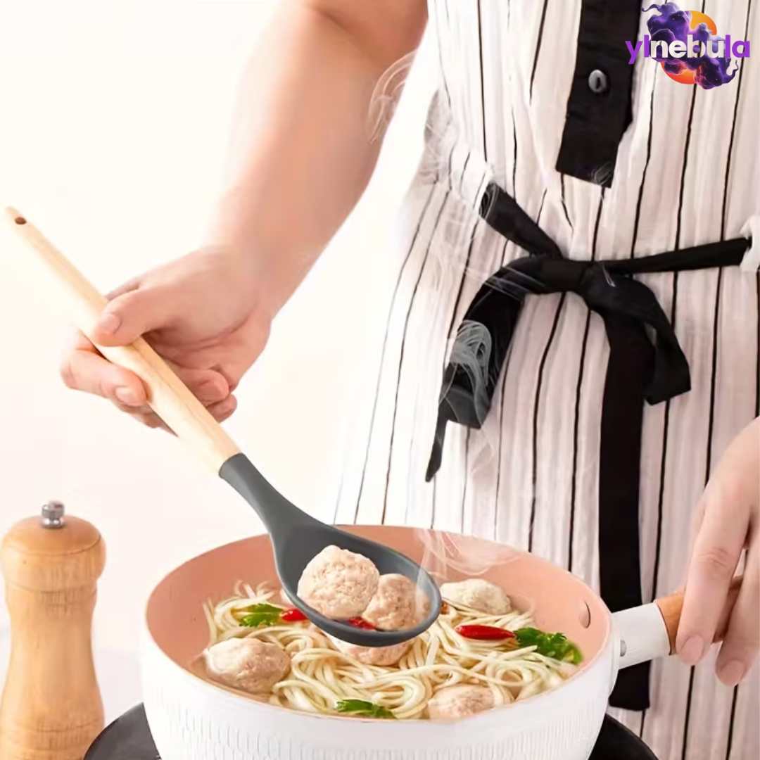 12 Utensilios de Cocina de Silicona