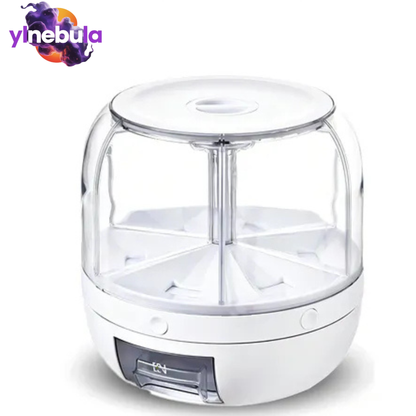 Dispensador De Alimentos - Frutos Secos de 6 Divisiones