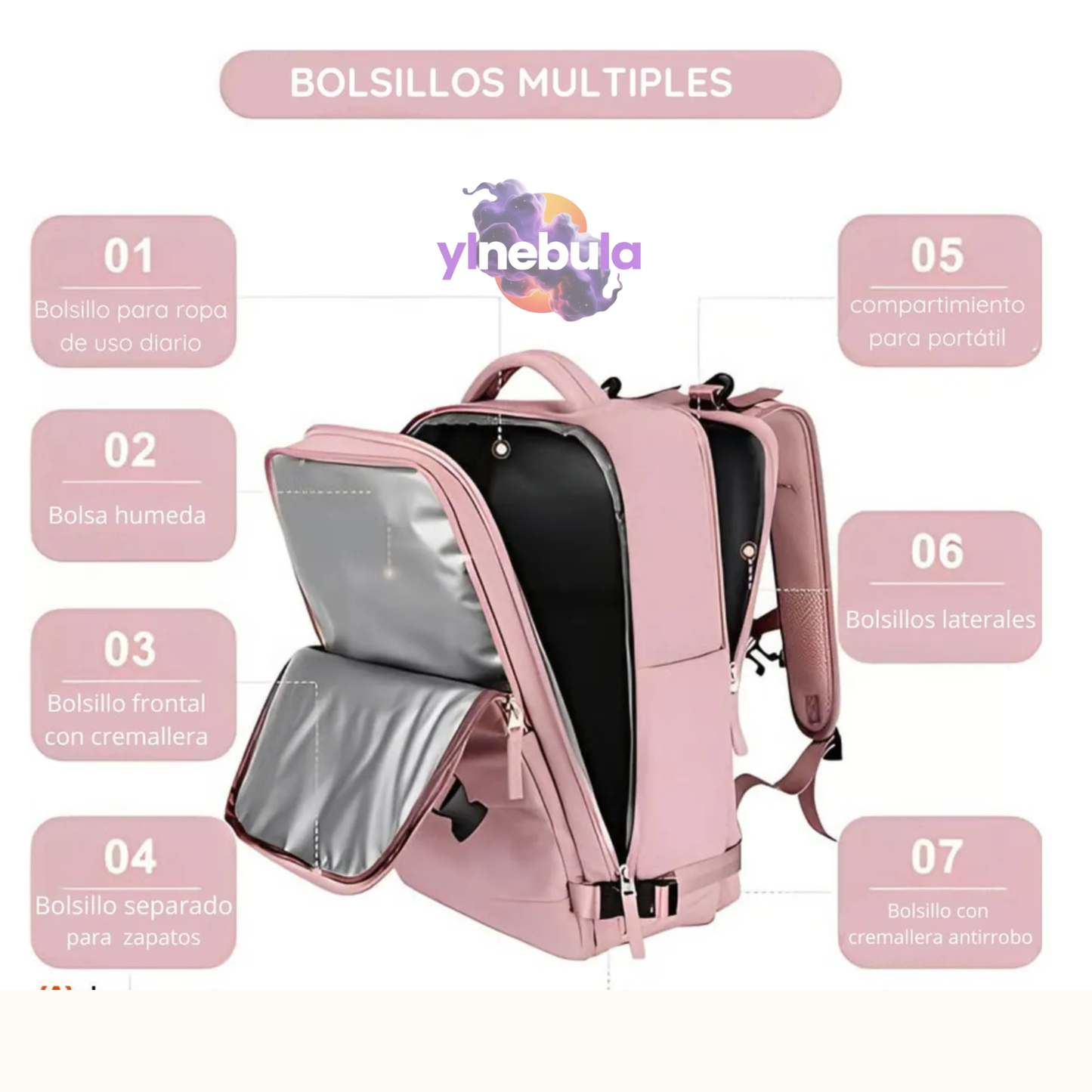 Maleta De Mano De Viaje Bolso De Cabina