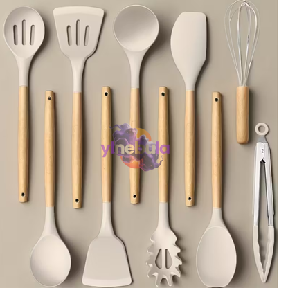 12 Utensilios de Cocina de Silicona